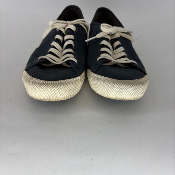 SeaVees monetary standard Blue and Cream Canvas Sneakers women’s 9 cotton - Picture 2 of 11